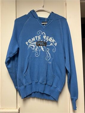 Blue Hooded Sweater